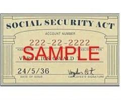 Social Security Card - Image 3